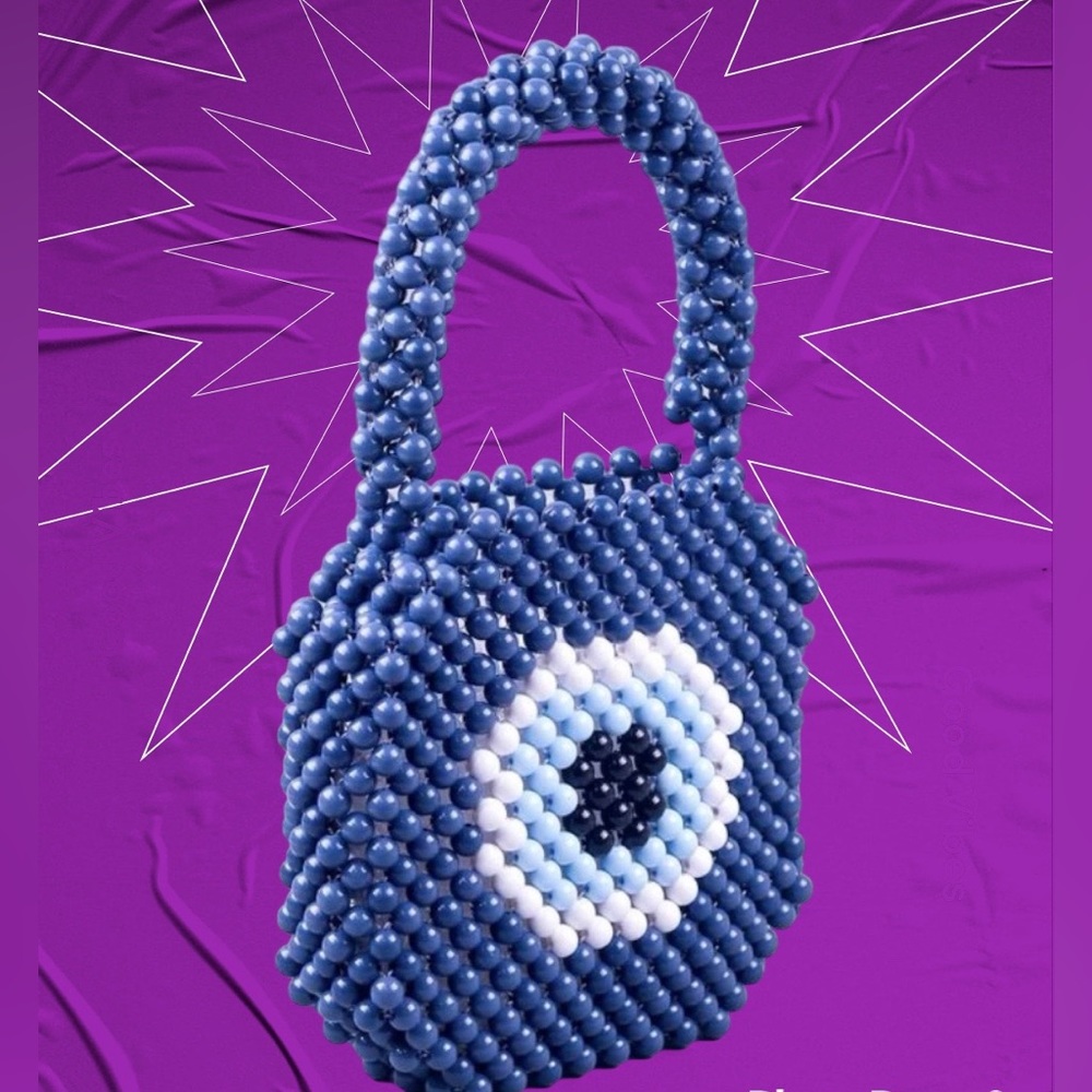 NEW Evil Eye Protection Handbag♦️ 
Handcrafted beaded Satchel bag